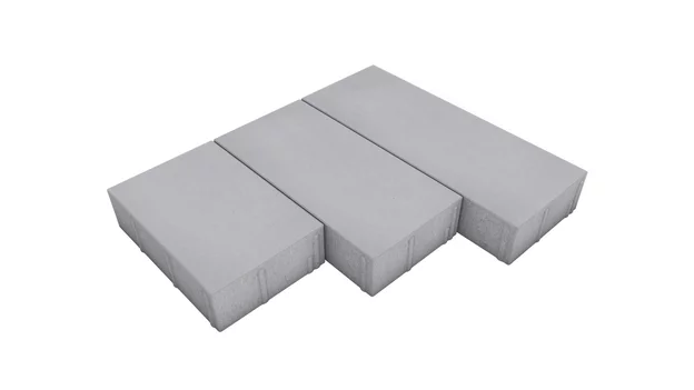 Polbruk Triada 8 cm Szary – kostka brukowa gładka