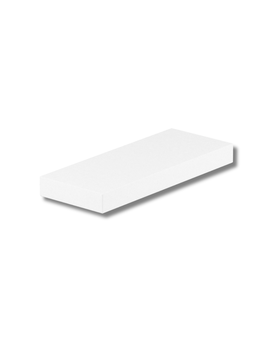 KONEKT BOKA Alpino – biały daszek ogrodzeniowy DPC-B 50 × 20 × 5 cm