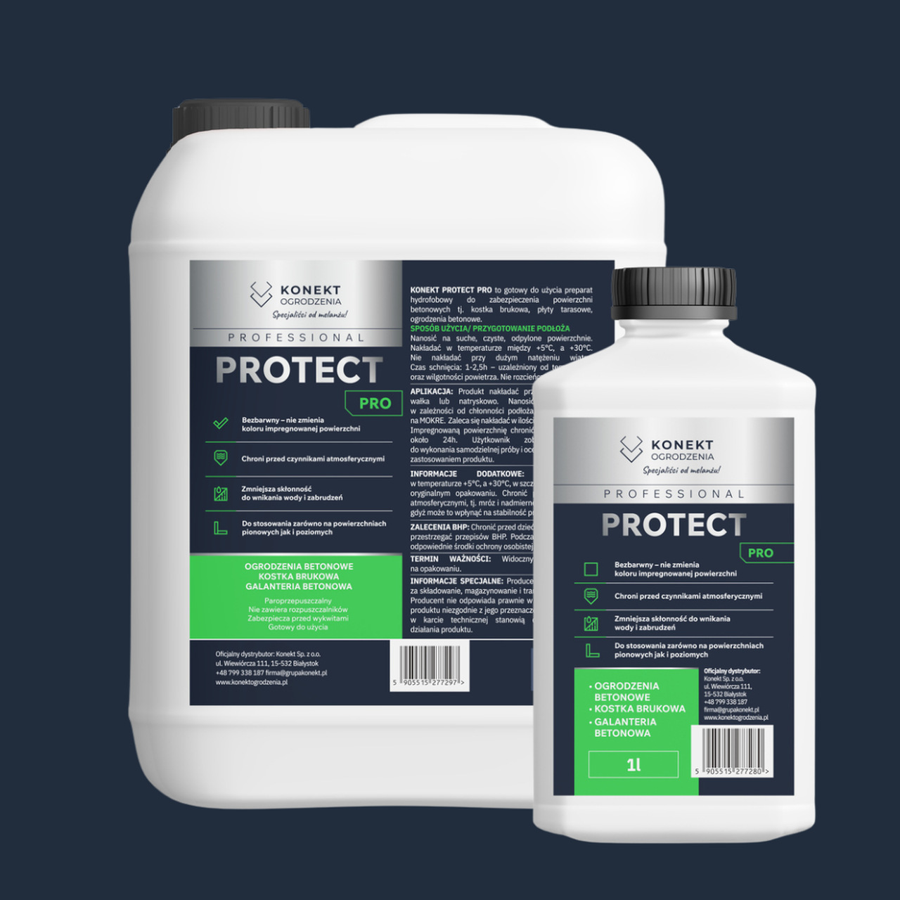 KONEKT Professional Protect Pro – impregnat hydrofobowy do betonu