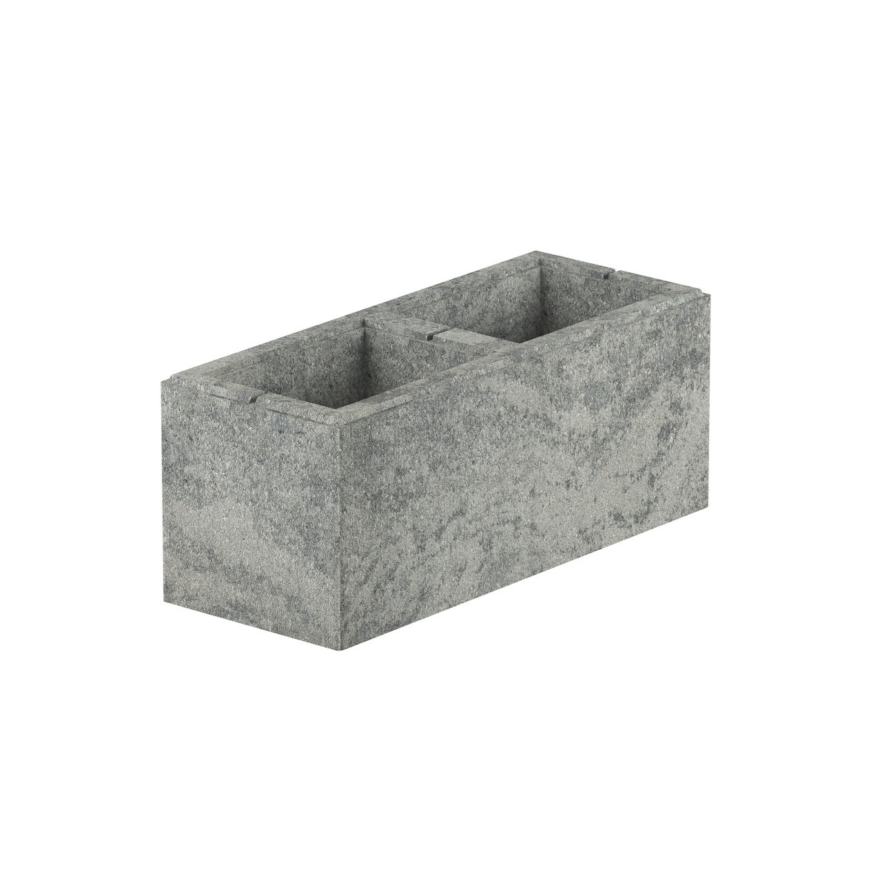 KONEKT MILD LUX – jasnoszary pustak betonowy o długości 50 cm i szerokości 20 cm