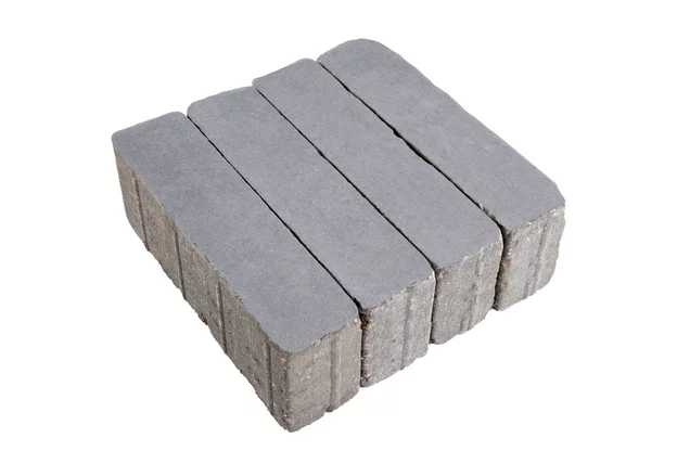 Kostka brukowa Metrik 8 cm – Szary, faktura gładka