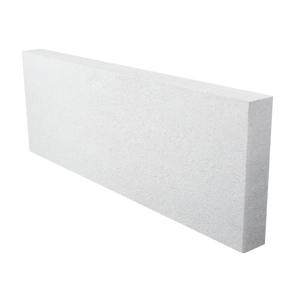 Settline STELA – długi betonowy element wykończeniowy o wymiarach 100 × 8 × 35 cm, kolor granitowobiały