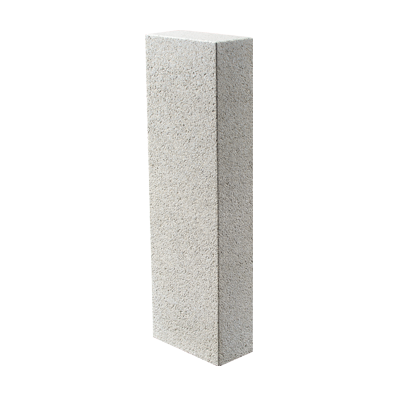 Settline TENIDO Granitowobiały – jasna palisada betonowa o wysokości 50 cm